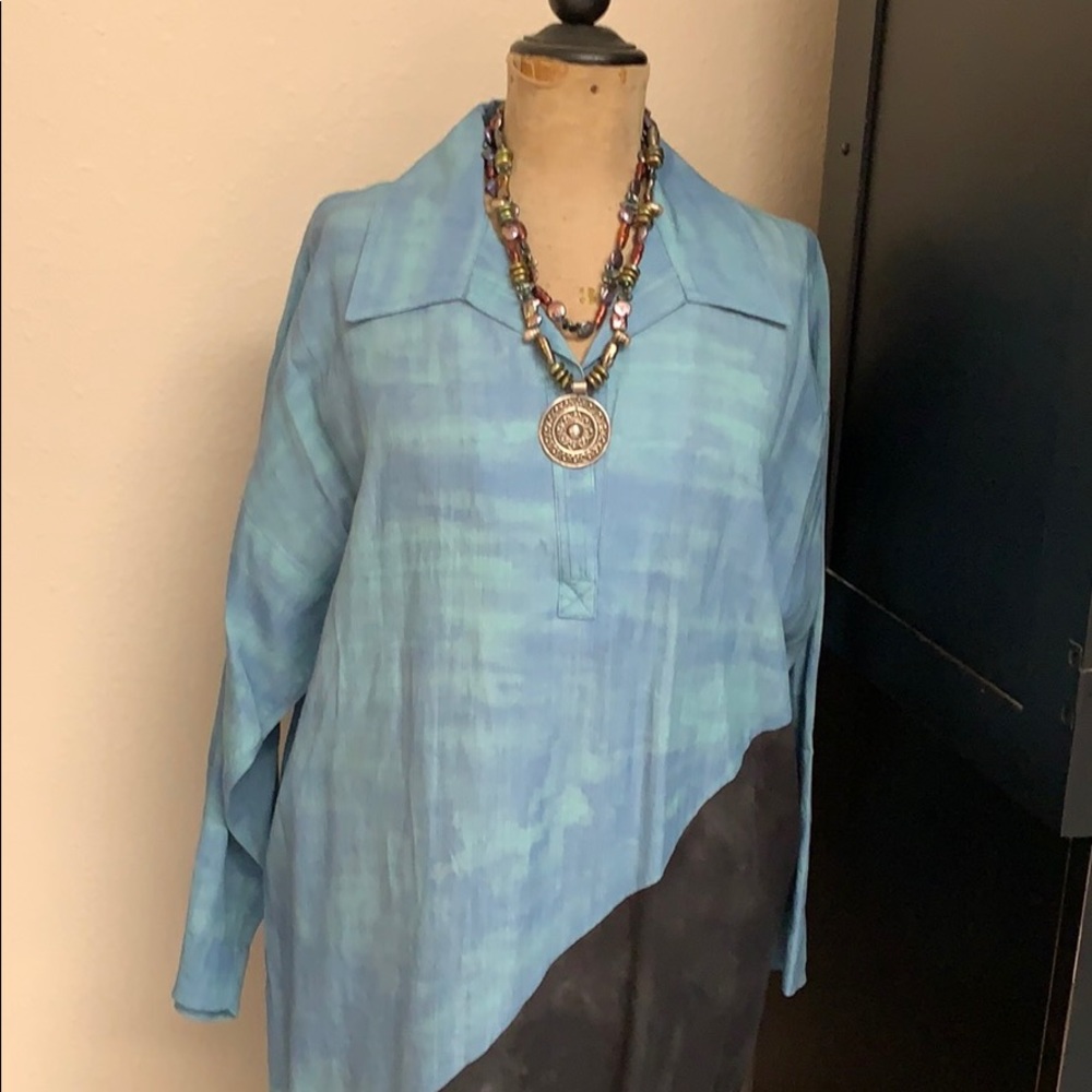 Gorgeous Mara Hoffman Maxi Linen Shirt Dress-NWT